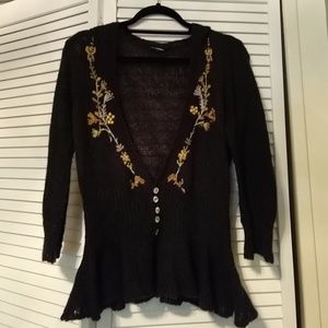 Anthropologie wooden ships soft sweater "M/L"